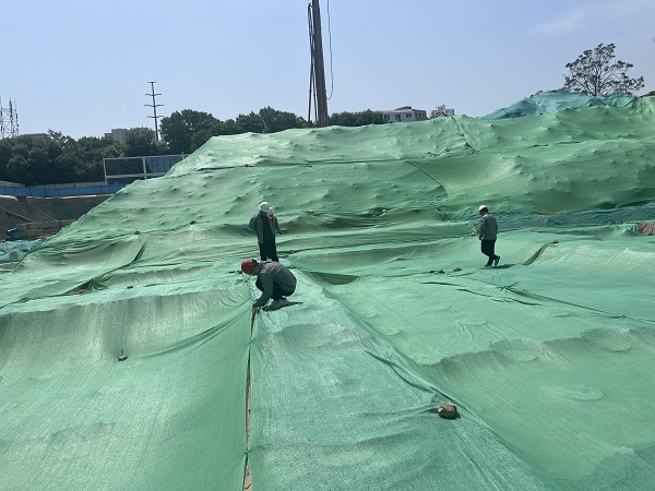 天津分公司農大項目部：以義務勞動護工程根基